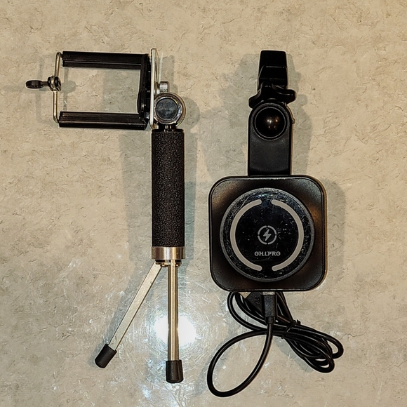 CELLPHONE ACCESSORIES BUNDLE CAR PHONE HOLDERS, TRI-POD, ARM BAND & OHL CHARGER - Picture 8 of 16